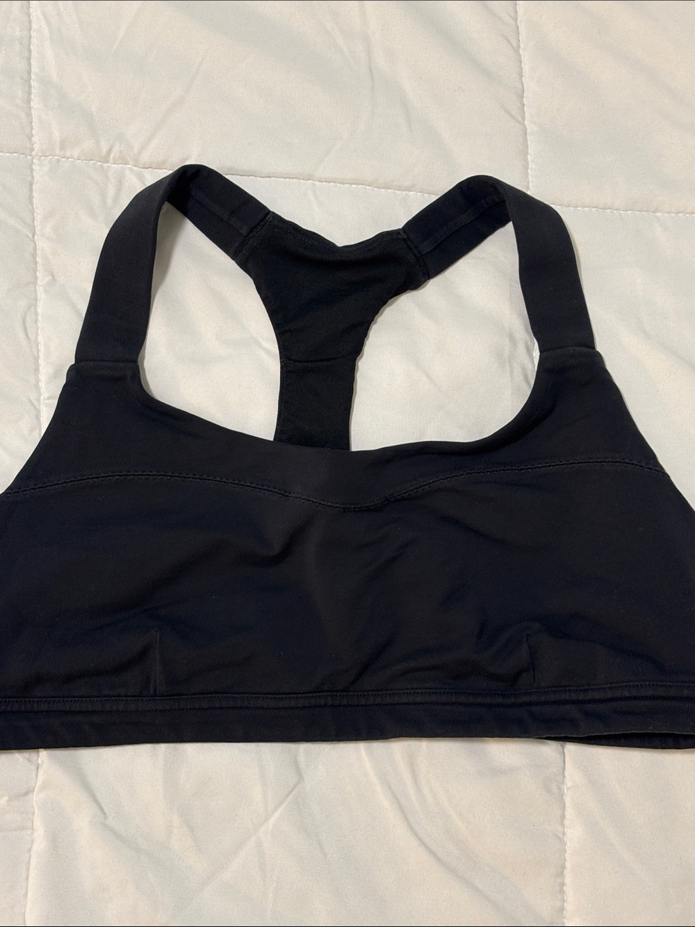 lululemon athletica Black Racerback Sports Bra sz 12